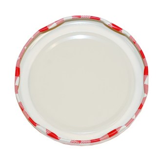 Twist Off 82er TO Deckel - Rot kariert