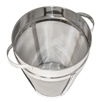 Konisches Sieb ohne Aussparung für 35-kg-Gebinde