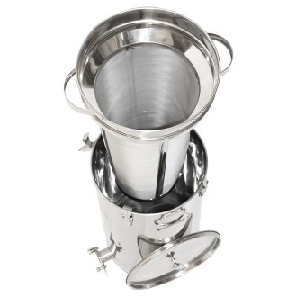 Konisches Sieb ohne Aussparung für 50-kg-Gebinde