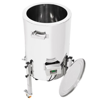 Doppelwand-Abfüller mit Heizung Mellarius MaxiLine 230 V – 133 Liter / 185 kg