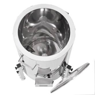 Doppelwand-Abfüller mit Heizung Mellarius MaxiLine 230 V – 104 Liter / 140 kg