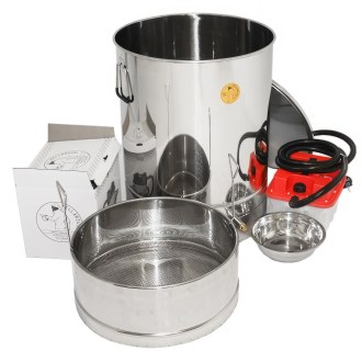 Mellarius runder Wachsschmelzer mit Dampfmeister P53