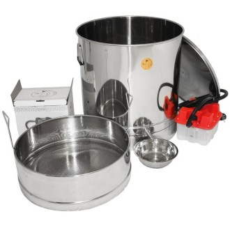 Mellarius runder Wachsschmelzer mit Dampfmeister P64