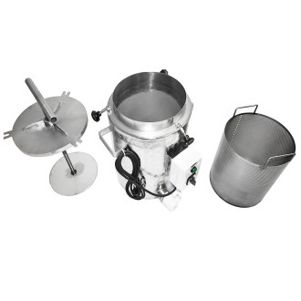 Wachskessel mit Presse 35l - elektrisch 230 V