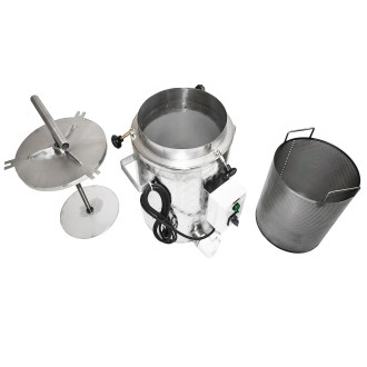 Wachskessel mit Presse 35l - elektrisch 230 V