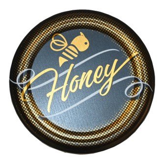 Deckel für Glas TO 82 – Honey – schwarz – matt – 700 Stück – ganze Box – HO12-2