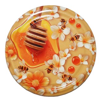 Deckel für Glas TO 82 - Blüten und Melisse - HO16