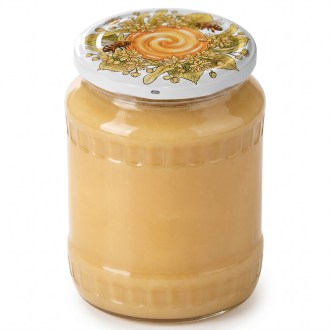 Deckel für Glas TO 82 - Bienen, Linde und Honig - HOJ1