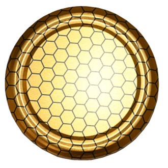 Deckel für Glas TO 82 – Bienenwabe – 700 Stk. – ganze Karton – HC6
