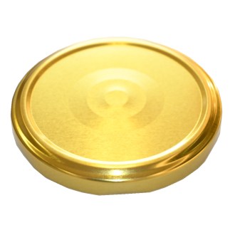 Twist-Off-Deckel für Glas TO 82 - RBS - gold