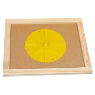 Langstrothdeckel mit Bienenflucht 8 Ausgänge - 10 R