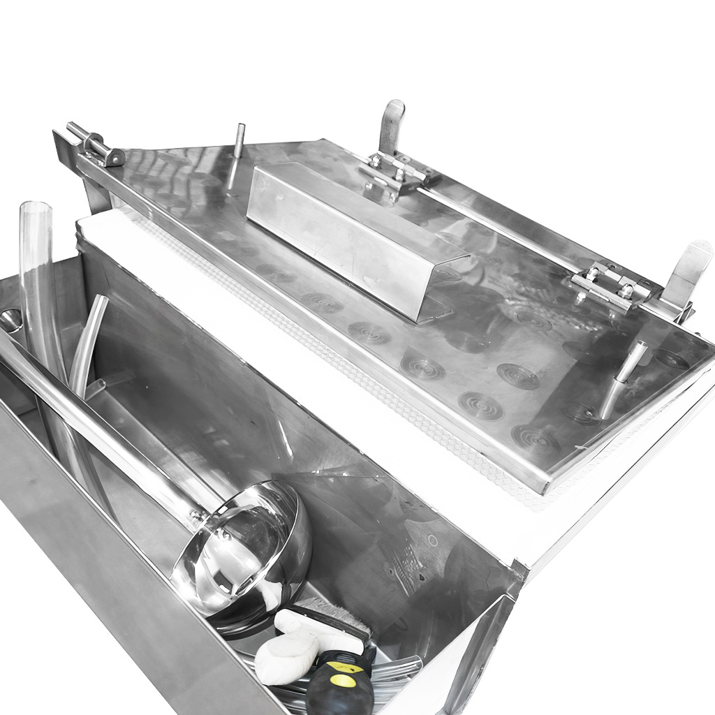 Wassergekühlte Handpresse für Mittelwände – 420 x 205 mm