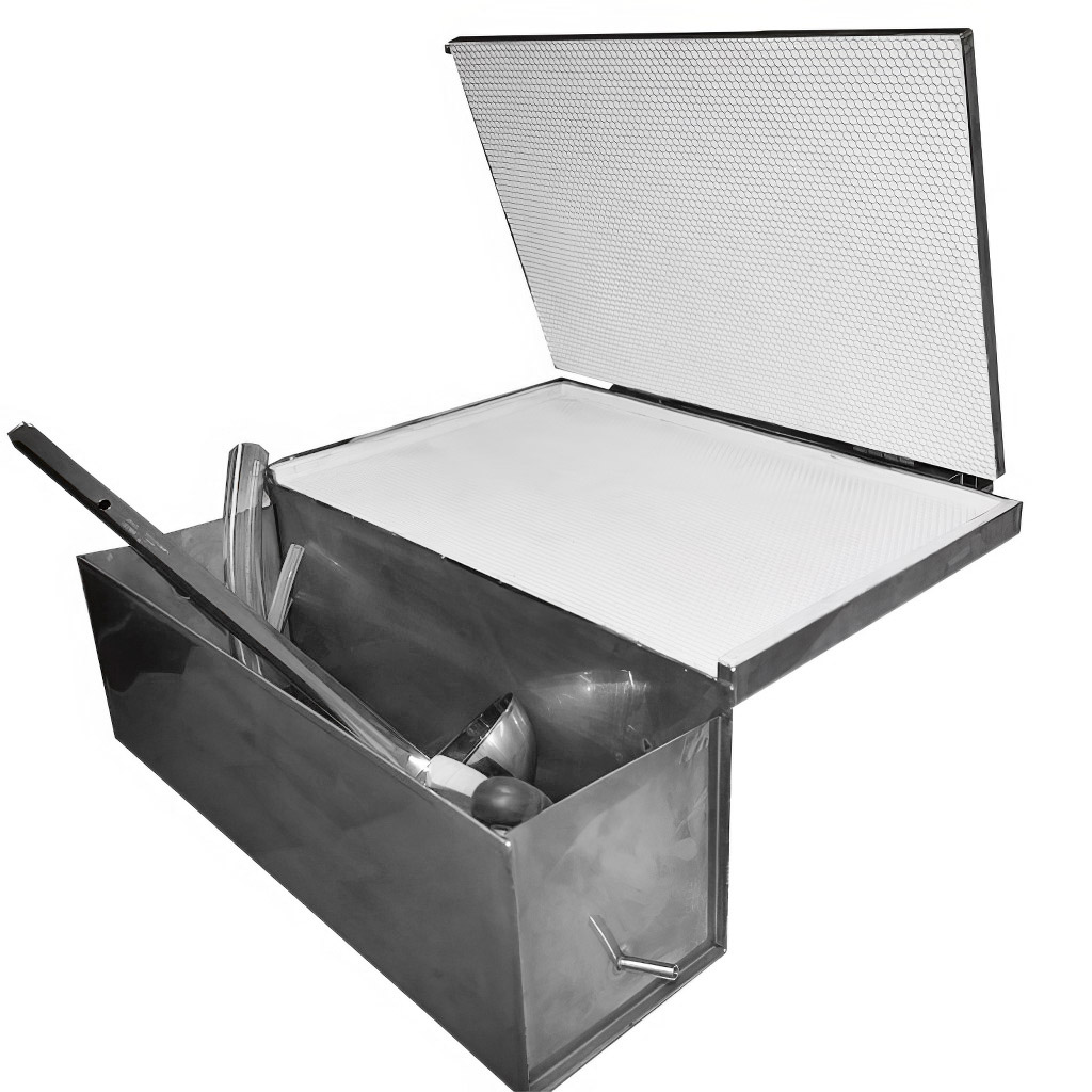 Wassergekühlte Handpresse für Mittelwände – 420 x 205 mm