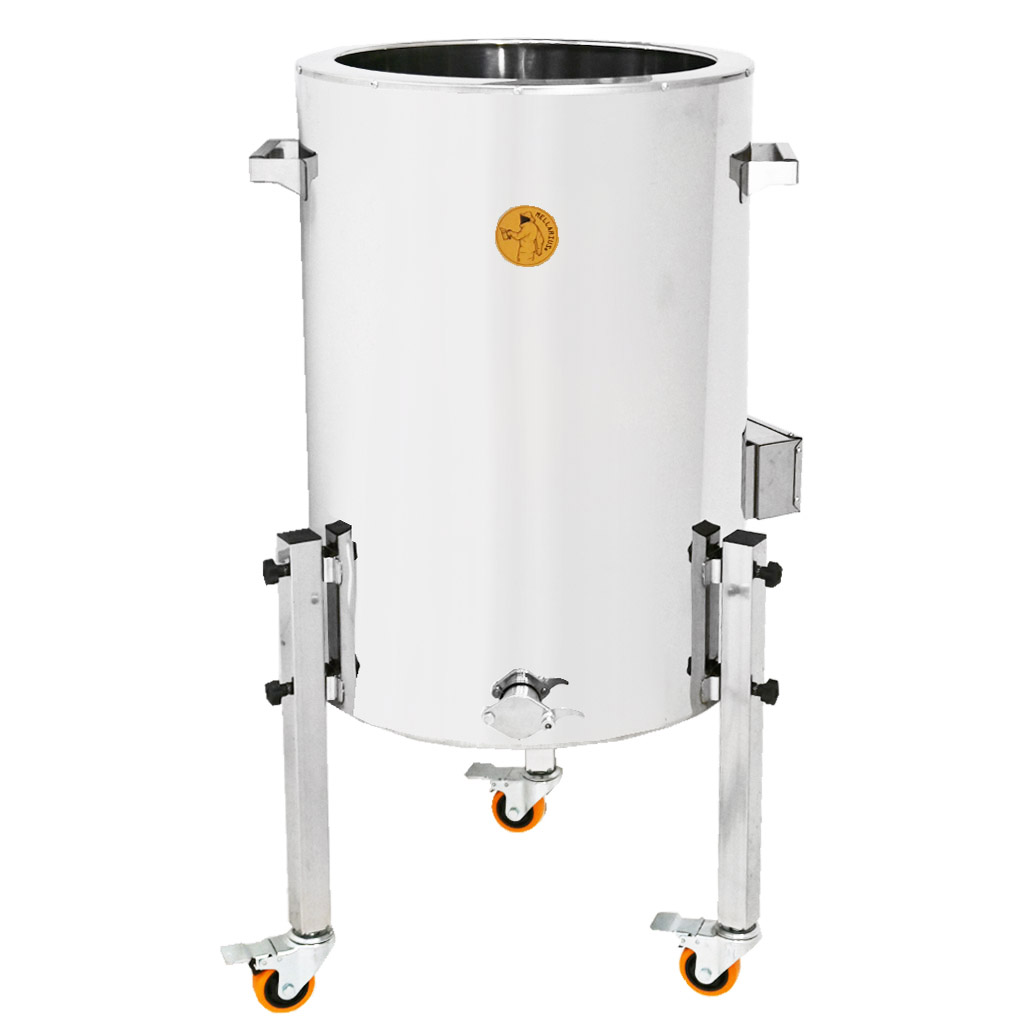 Doppelwand-Abfüller mit Heizung Mellarius MaxiLine 230 V – 163 Liter / 225 kg
