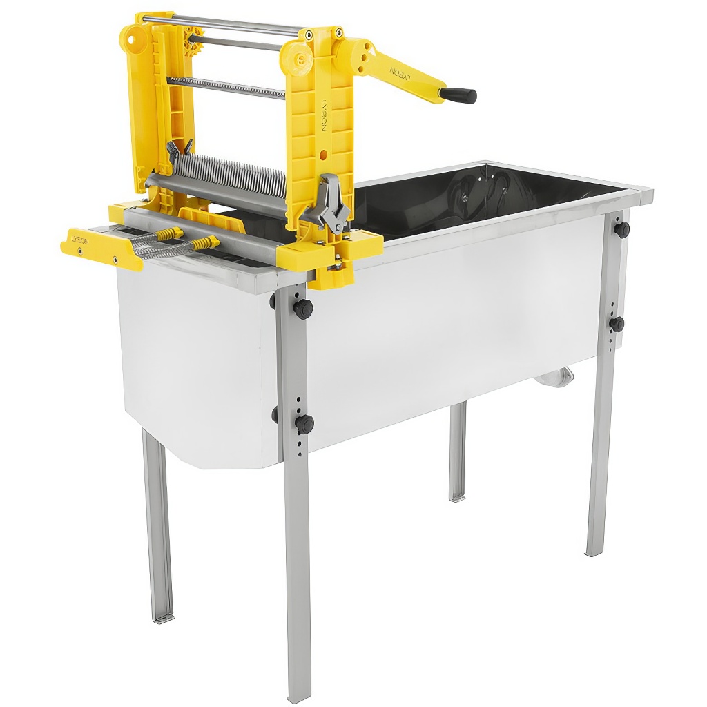 Manueller Entnahmetisch vertikal, Optima 1000mm, 1/2 Dadant Blatt