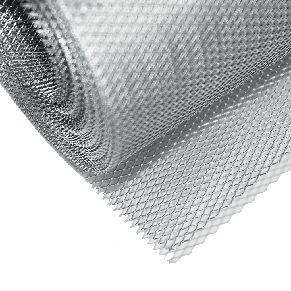 Imker-Streckmetall – Aluminium, Masche 4 mm, Rolle 0,5 × 10 m
