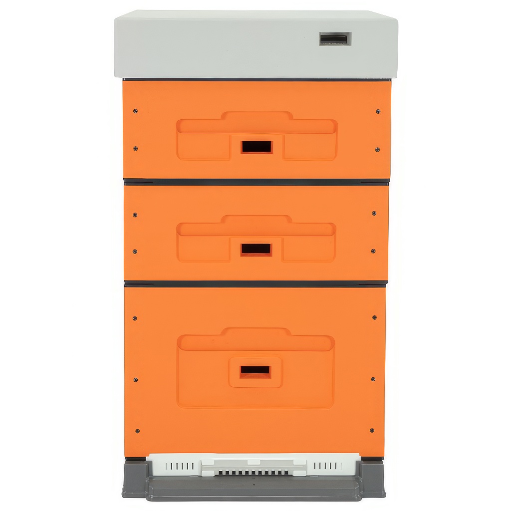 UL Dadant Blatt OPTIMA, lackiert (ORANGE), ausgelegt 10 R