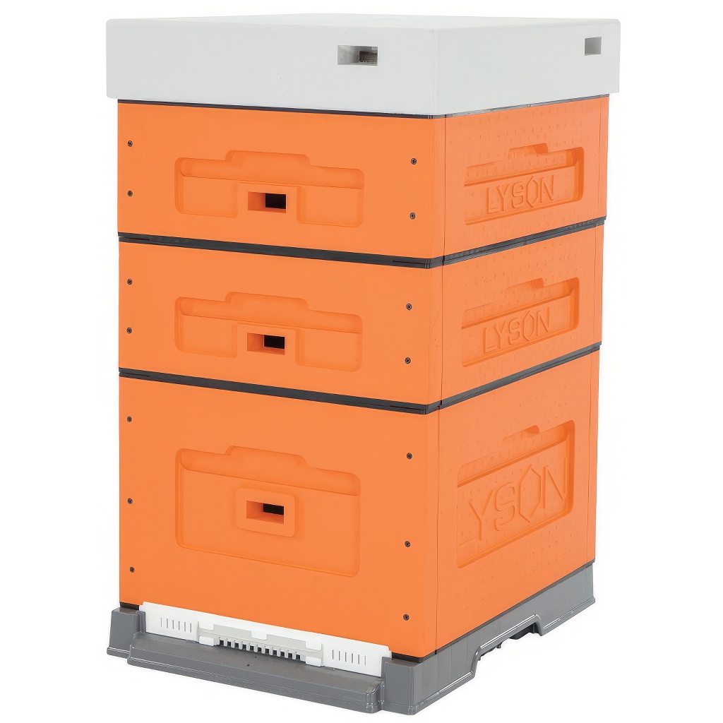 UL Dadant Blatt OPTIMA, lackiert (ORANGE), ausgelegt 10 R