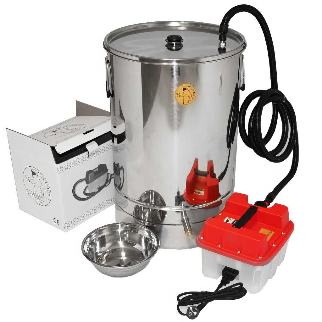 Mellarius runder Wachsschmelzer mit Dampfmeister P45