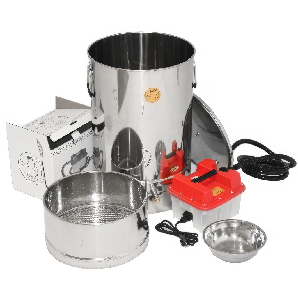 Mellarius runder Wachsschmelzer mit Dampfmeister P45