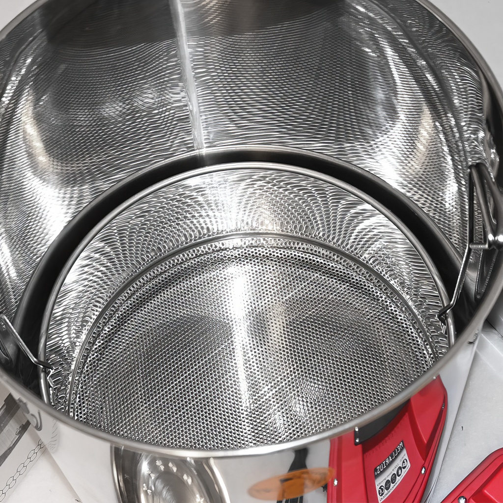 Mellarius runder Wachsschmelzer mit Dampfmeister P45