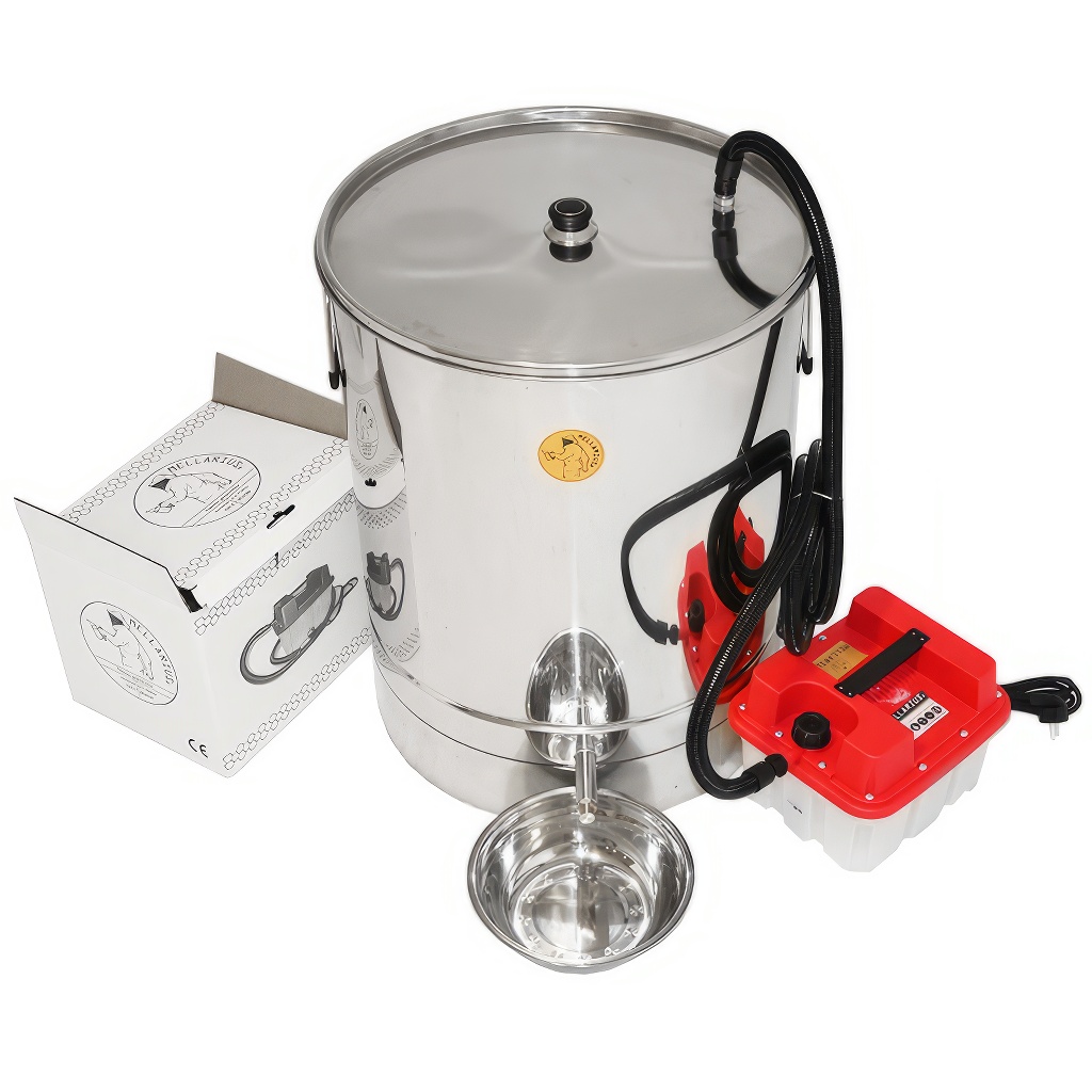 Mellarius runder Wachsschmelzer mit Dampfmeister P53