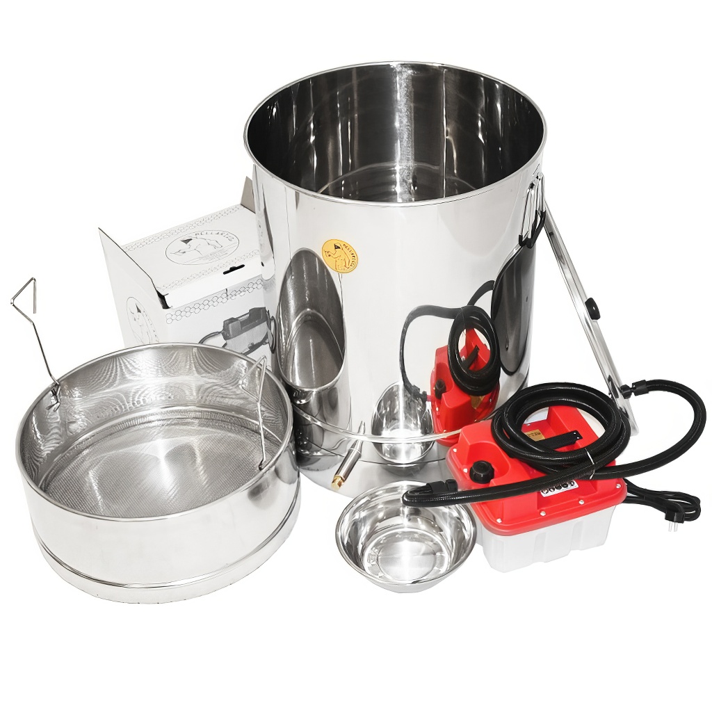 Mellarius runder Wachsschmelzer mit Dampfmeister P53