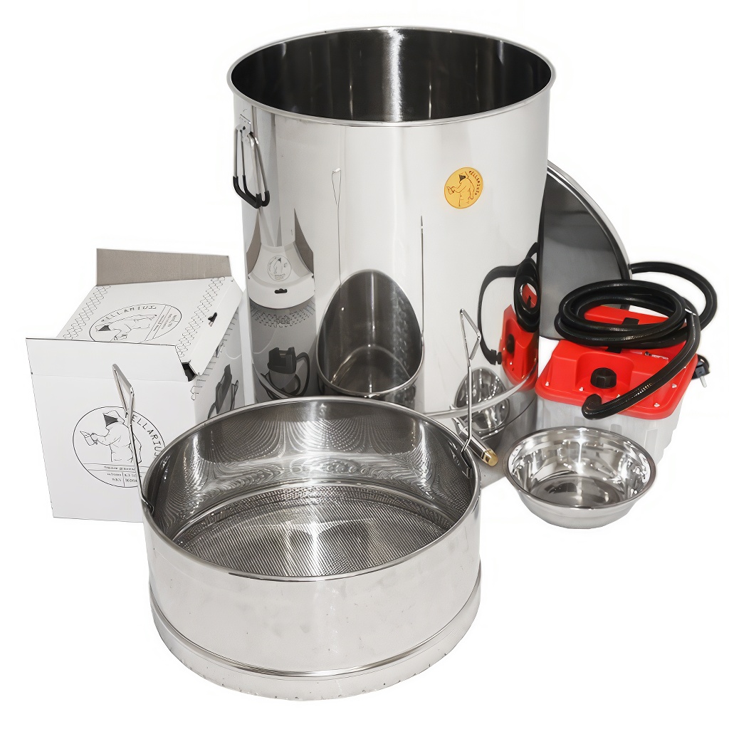 Mellarius runder Wachsschmelzer mit Dampfmeister P53