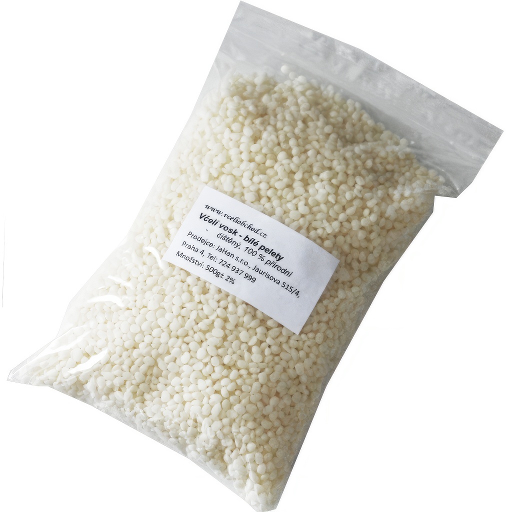 Bienenwachs - weiße Pellets - 500 g