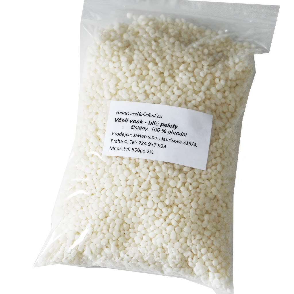 Bienenwachs - weiße Pellets - 500 g