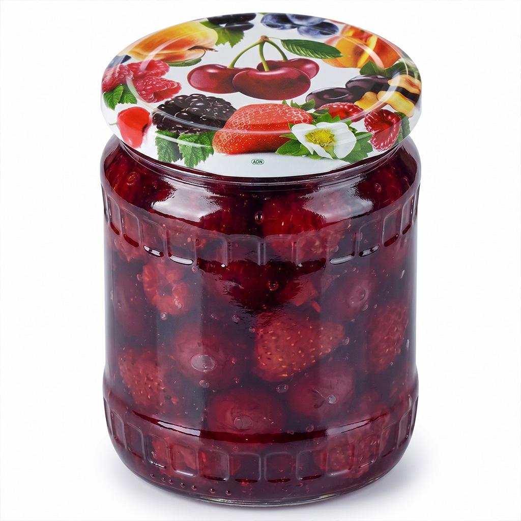 Twist-Off-Deckel für Glas TO 82 - RTS - Fruit 1