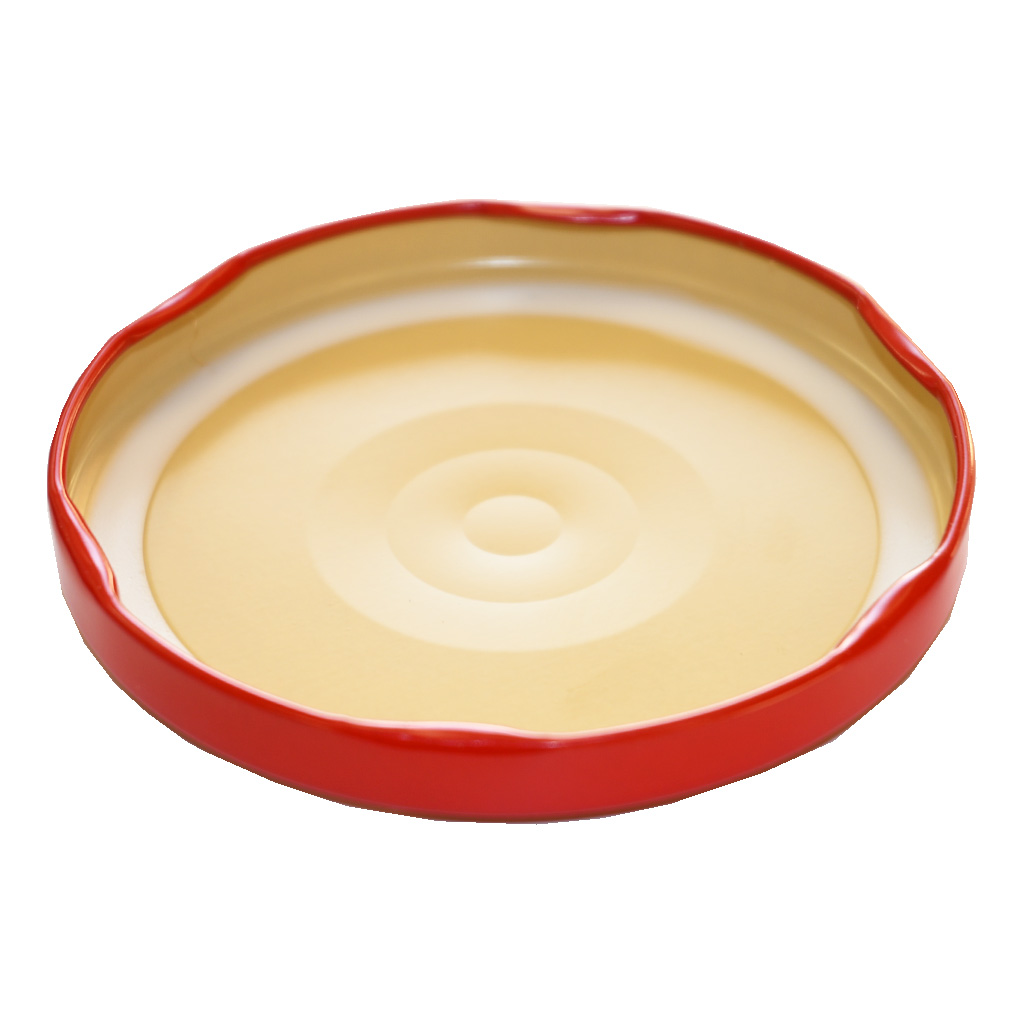 Twist-Off-Deckel für Glas TO 82 - RBS - rot