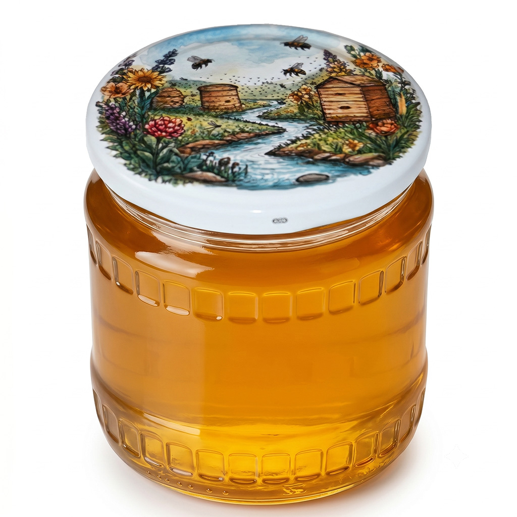 Deckel für Glas TO 82 - Bienenstöcke am Bach 700 Stk. - ganze Schachtel - HOJ2